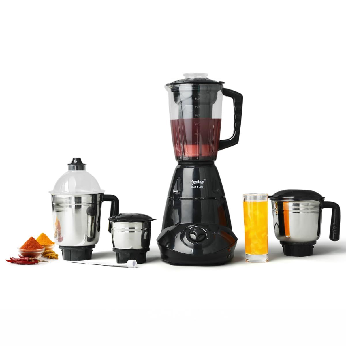 Prestige Iris 750W mixer grinder (4 jars)