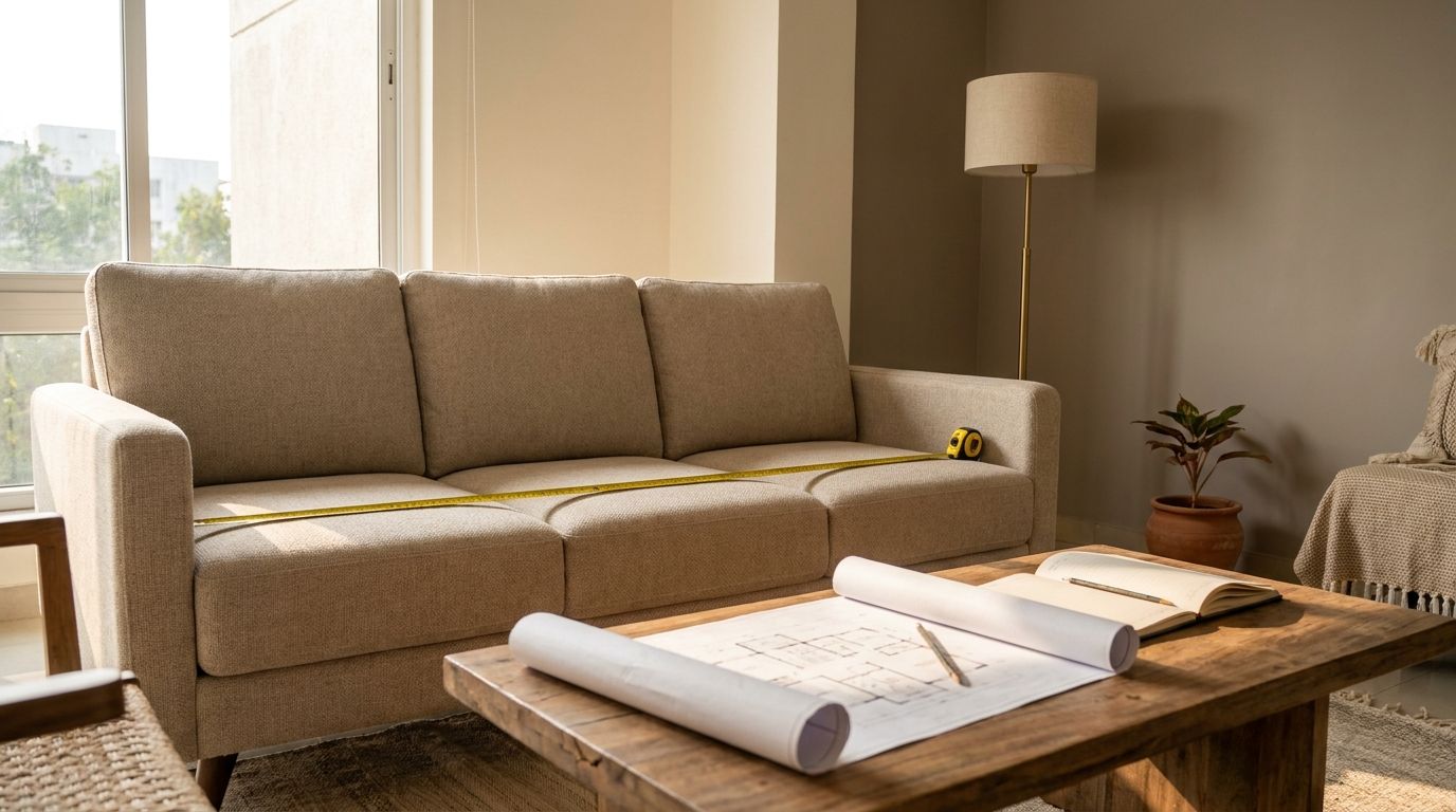 The Living Room Measurement Guide: Sofa, TV, Rug & Clearance Sizes