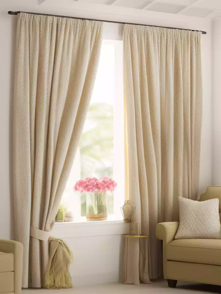 modern living room curtains

