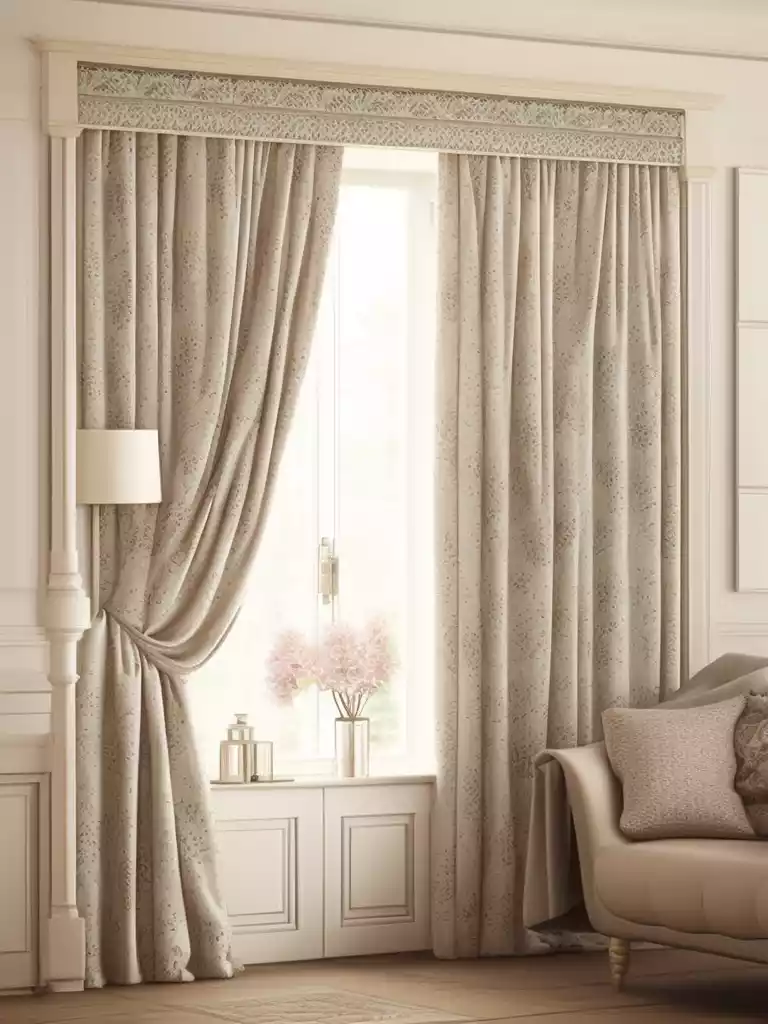 green living room curtains

