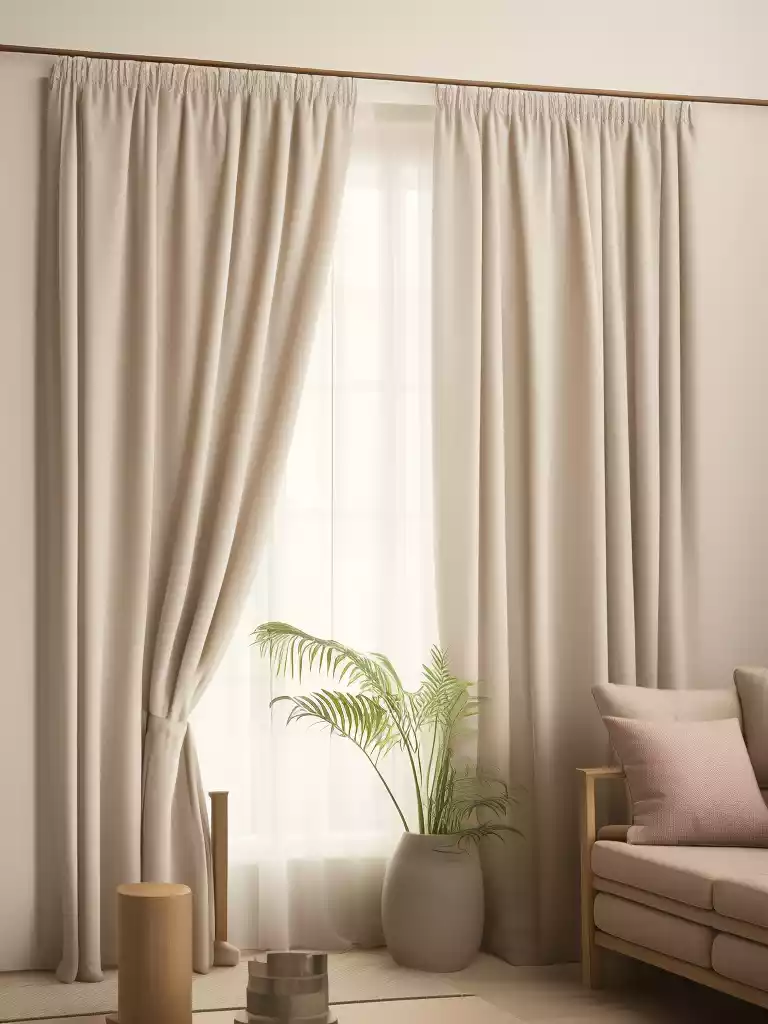 rustic living room curtains

