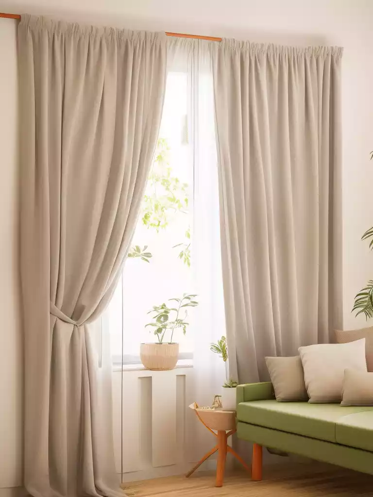elegant living room curtains

