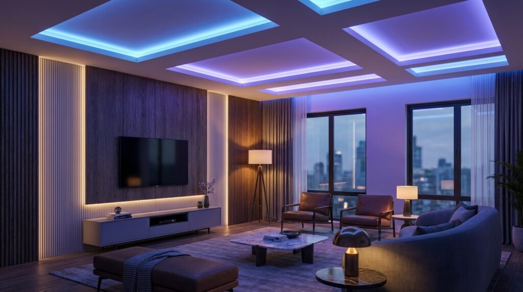 Neon and Accent Lighting Integration
